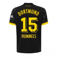 Camisa de Futebol Borussia Dortmund Mats Hummels #15 Equipamento Secundário Mulheres 2023-24 Manga Curta